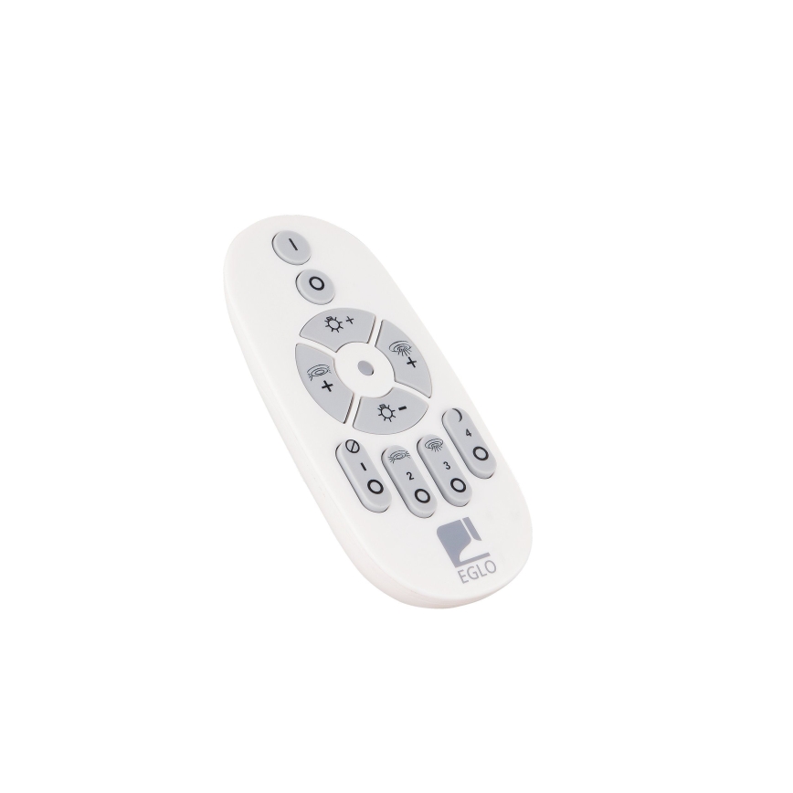 Eglo - LED Prigušivi luster na sajli LED/57,5W/230V 3000K crna + daljinski upravljač