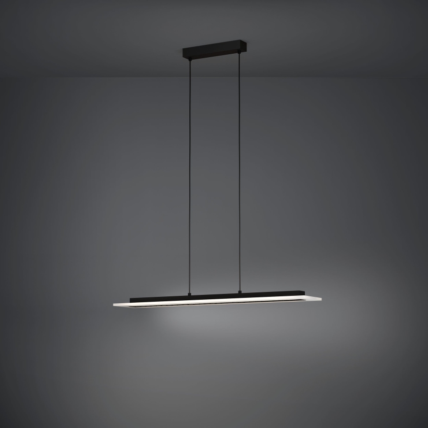 Eglo - LED Prigušivi luster na sajli LED/57,5W/230V 3000K crna + daljinski upravljač