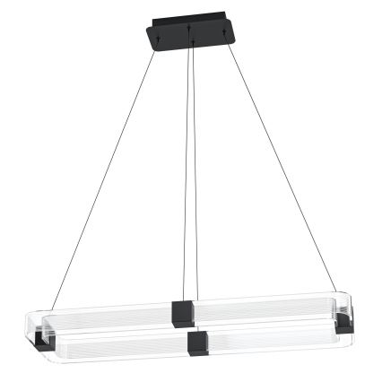 Eglo - LED Prigušivi luster na sajli LED/39,2W/230V 3000K crna