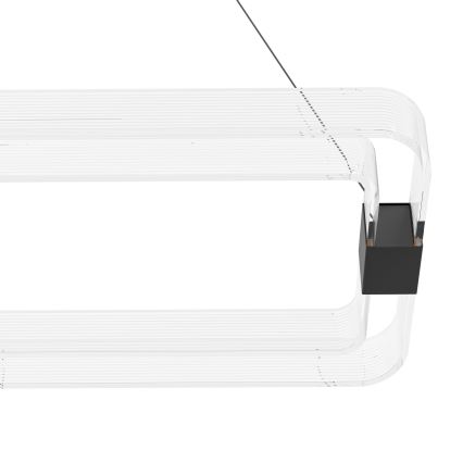 Eglo - LED Prigušivi luster na sajli LED/39,2W/230V 3000K crna