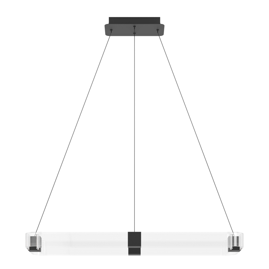 Eglo - LED Prigušivi luster na sajli LED/39,2W/230V 3000K crna