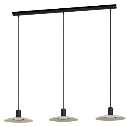 Eglo - LED Luster na sajli 3xGU10/4,6W/230V 3000K