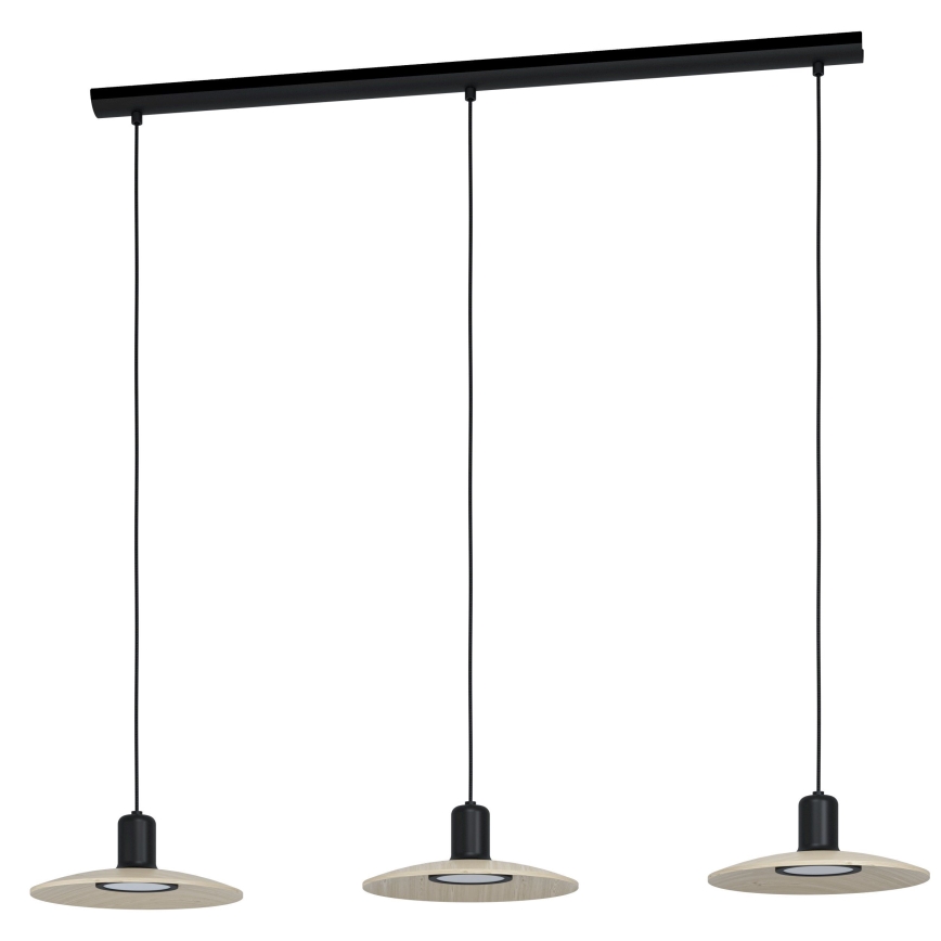 Eglo - LED Luster na sajli 3xGU10/4,6W/230V 3000K