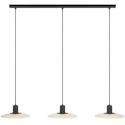 Eglo - LED Luster na sajli 3xGU10/4,6W/230V 3000K