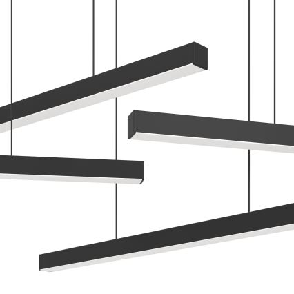 Eglo - LED Prigušivi luster na sajli 6xLED/8,4W/230V 3000K crna