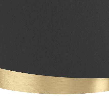 Eglo 39926 - Luster na sajli MANDERLINE 1xE27/40W/230V crna/zlatna