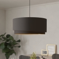 Eglo 39931 - Luster na kabelu MANDERLINE 1xE27/40W/230V smeđa/zlatna