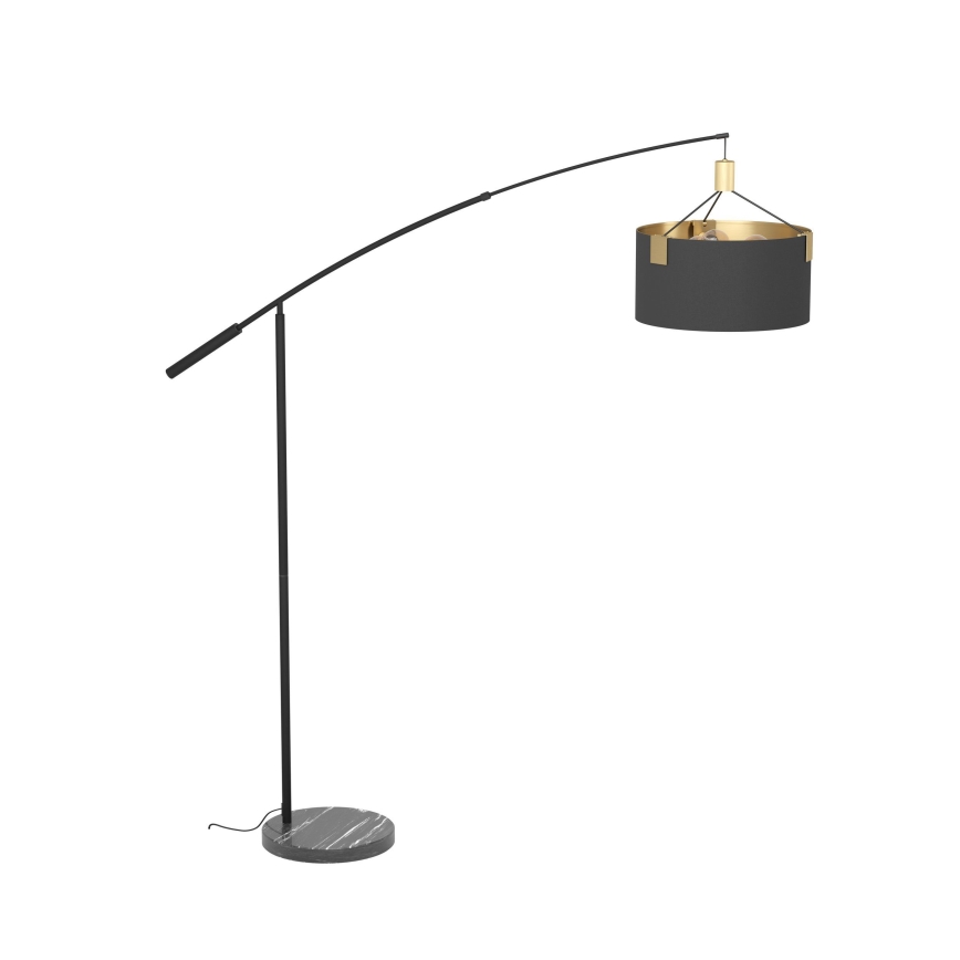 Eglo - Podna lampa 3xE27/40W/230V crna/zlatna