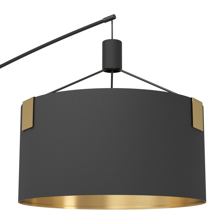 Eglo - Podna lampa 3xE27/40W/230V crna/zlatna