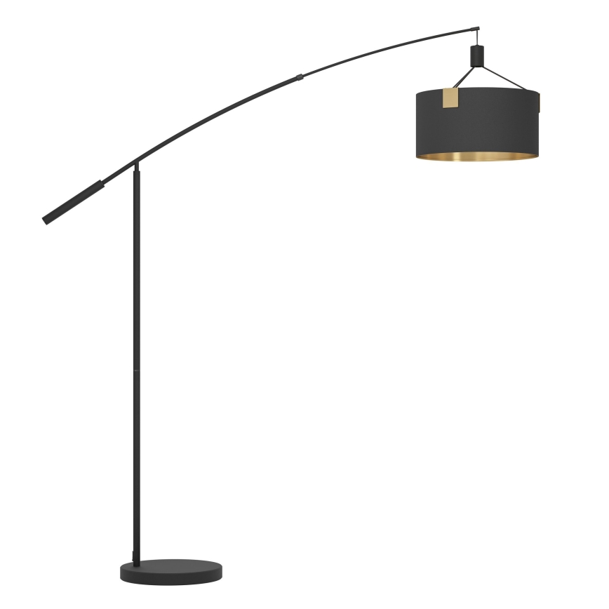 Eglo - Podna lampa 3xE27/40W/230V crna/zlatna