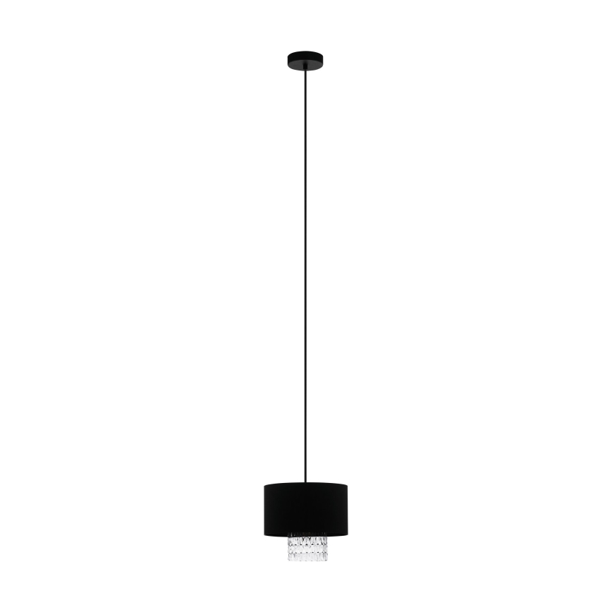Eglo - Luster na sajli 1xE27/40W/230V crna