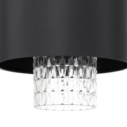 Eglo - Luster na sajli 1xE27/40W/230V crna