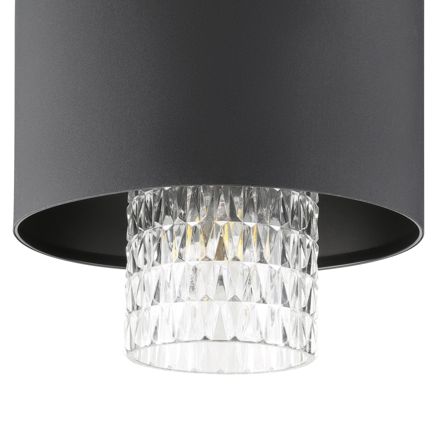 Eglo - Luster na sajli 3xE27/40W/230V crna