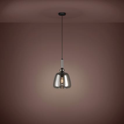 Eglo - Luster na sajli 1xE27/40W/230V dimna