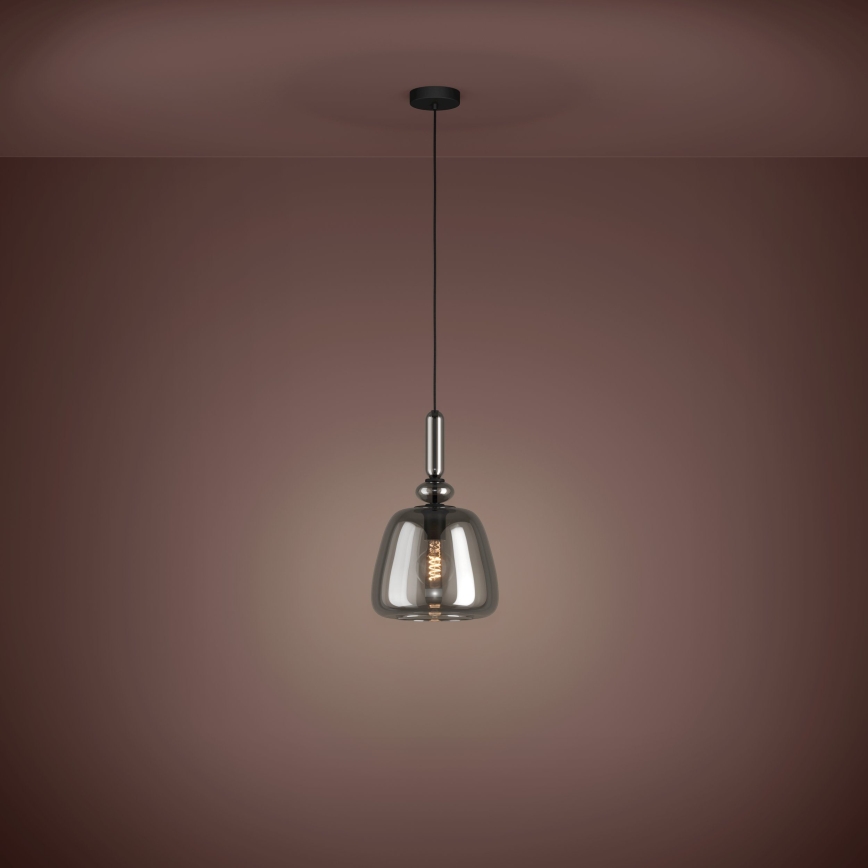 Eglo - Luster na sajli 1xE27/40W/230V dimna
