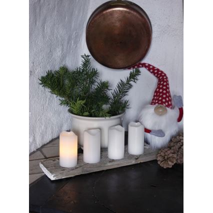 Eglo - SET 4x LED božićni ukrasi 1xLED/0,18W/2xCR2032 + daljinski upravljač