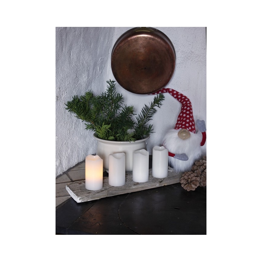 Eglo - SET 4x LED božićni ukrasi 1xLED/0,18W/2xCR2032 + daljinski upravljač