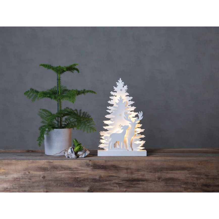 Eglo 410417 - LED Božićna dekoracija FAUNA 10xLED/0,03W/2xAA