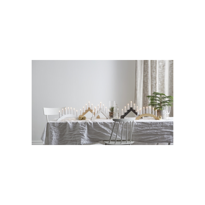 Eglo - Božićni svijećnjak 7xE10/3W/230V 22x29 cm