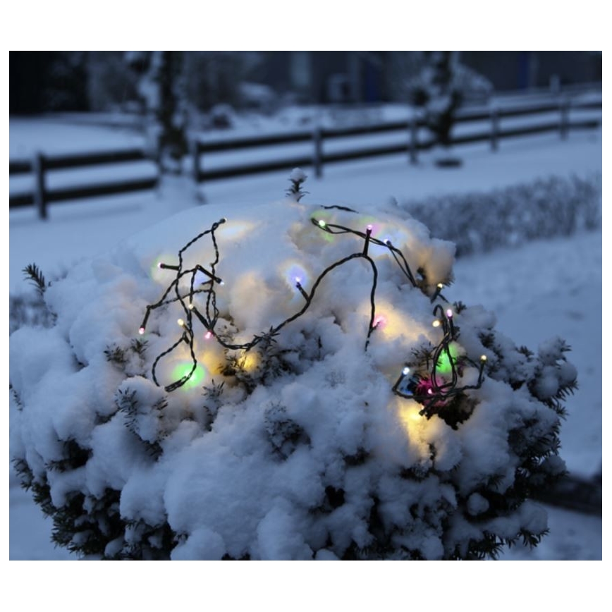Eglo - LED Vanjske božićne lampice 80xLED 8m IP44 multicolor