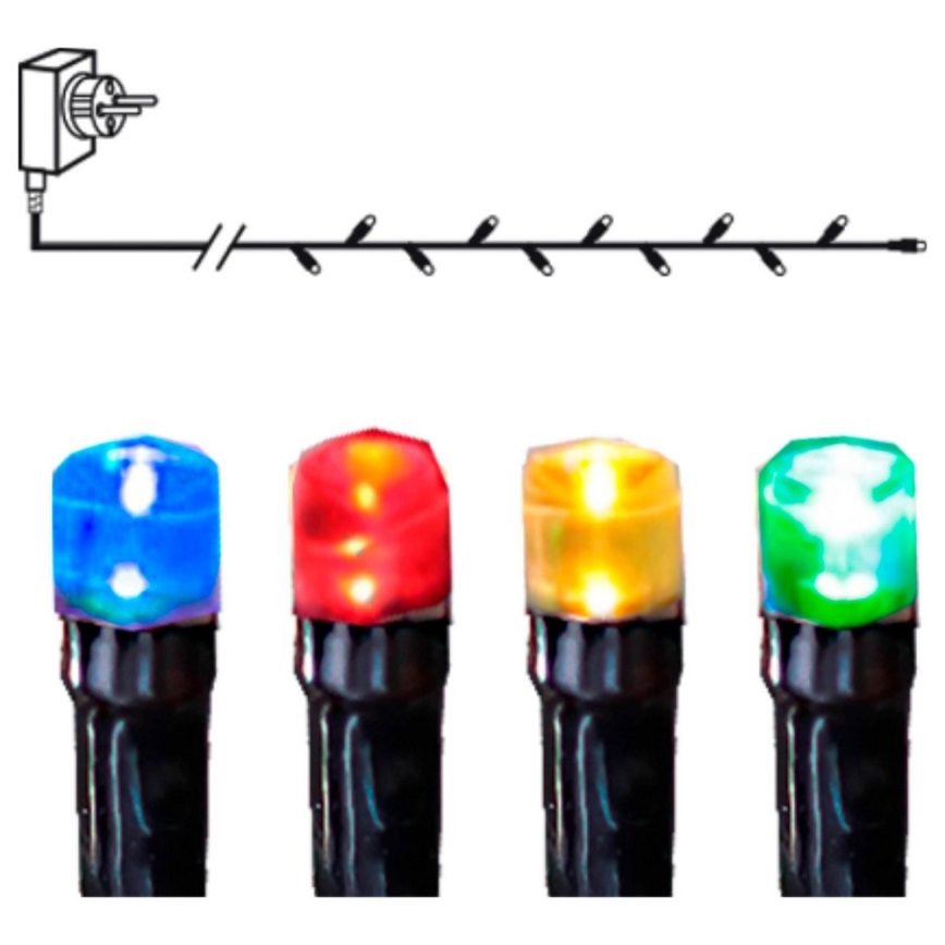 Eglo - LED vanjski svjetlosni niz 80xLED 8 m IP44 višebojno