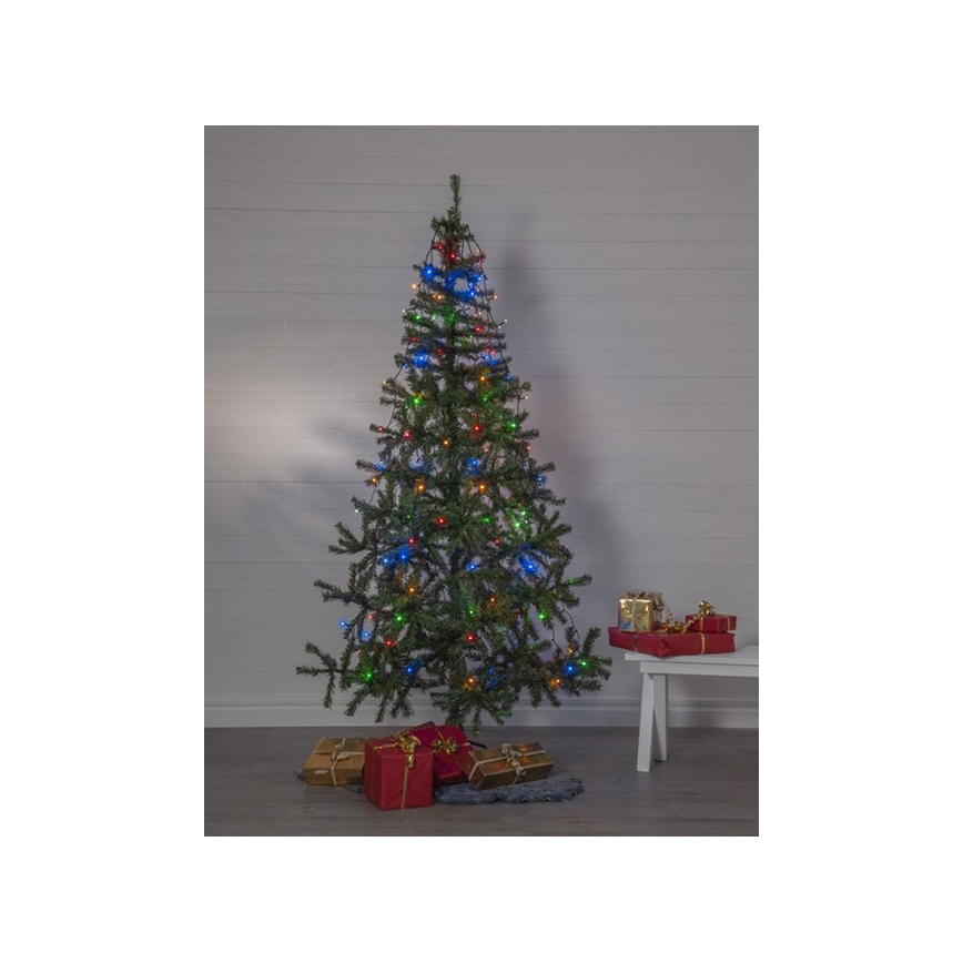 Eglo - LED Vanjske božićne lampice 160xLED 2m IP44 multicolor