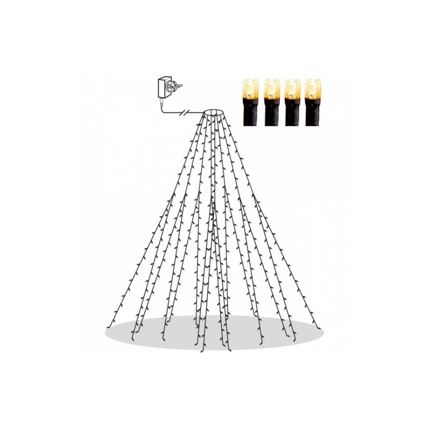 Eglo - LED Vanjske božićne lampice 360xLED 2m IP44 topla bijela
