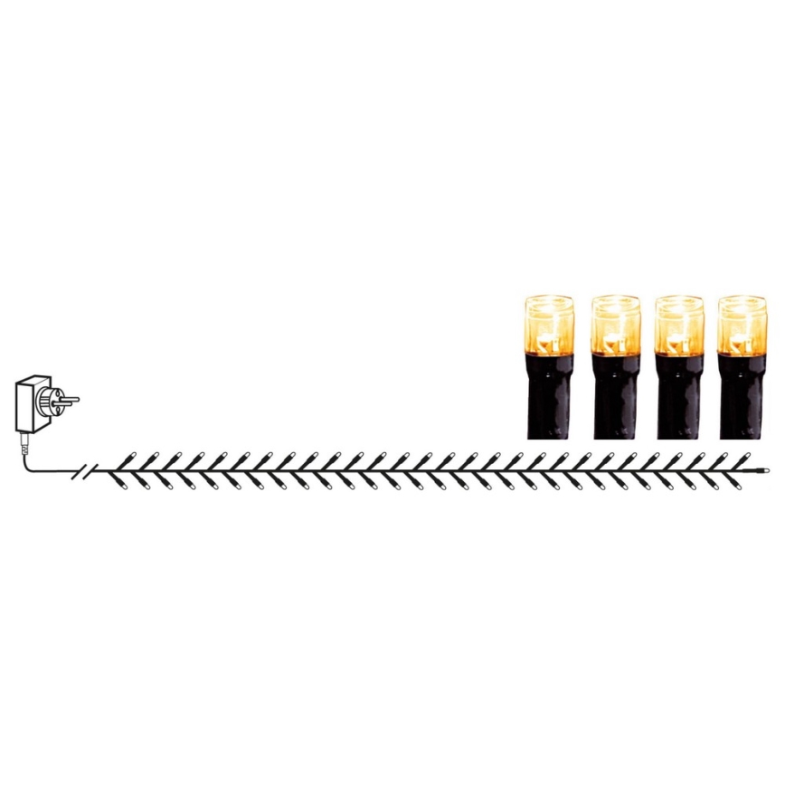 Eglo - LED vanjski lanac 1200xLED 29m IP44 topla bijela