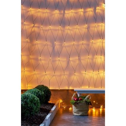 Eglo - LED Vanjske božićne lampice 160xLED 2m IP44 topla bijela
