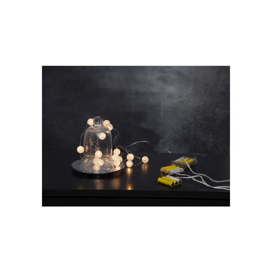 Eglo - LED lanac 15xLED/3xAA 1,4 m