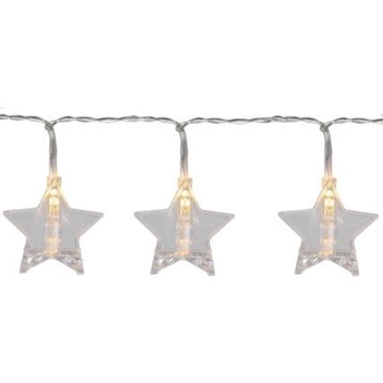 Eglo - LED Božićne lampice 10xLED 2,1m topla bijela