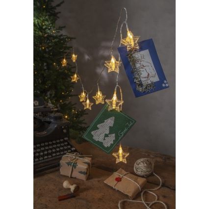 Eglo - LED lanac 10xLED 2,1 m topla bijela