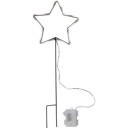 Eglo 411177 - LED vanjska božićna dekoracija NEONSTAR 72xLED/3xAA IP44
