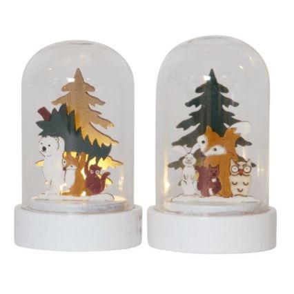 Eglo - SET 2x LED božićnih dekoracija LED/0,03W/1xCR2032