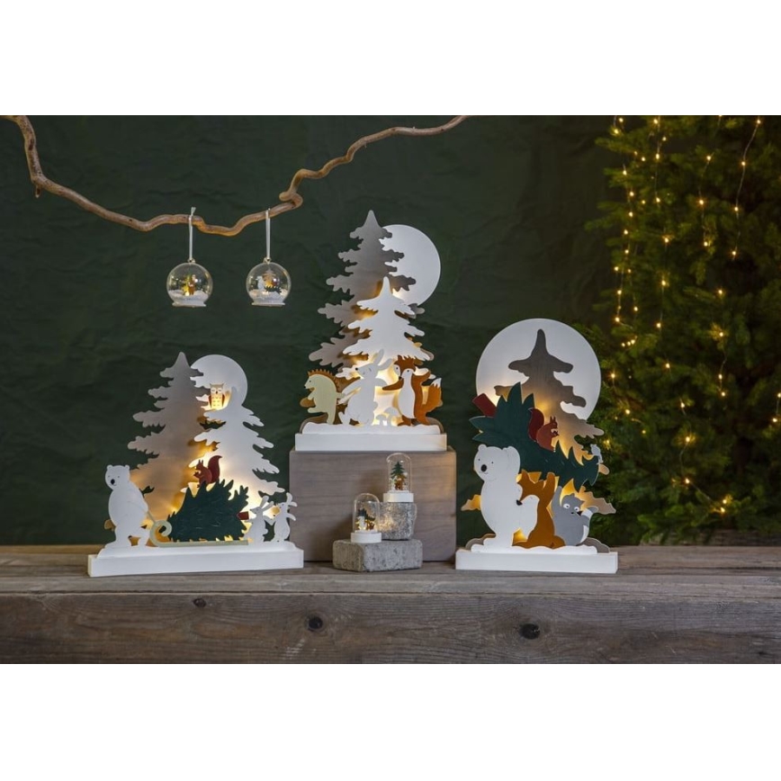 Eglo - SET 2x LED božićnih dekoracija LED/0,03W/1xCR2032