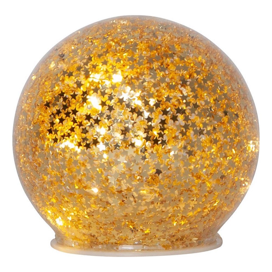 Eglo 411344 - LED Božićna dekoracija STAR FALL 10xLED/2xAA zlatna