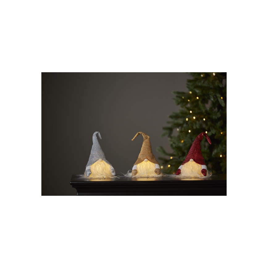 Eglo - LED božićna dekoracija LED/0,06W/3xAG13 siva