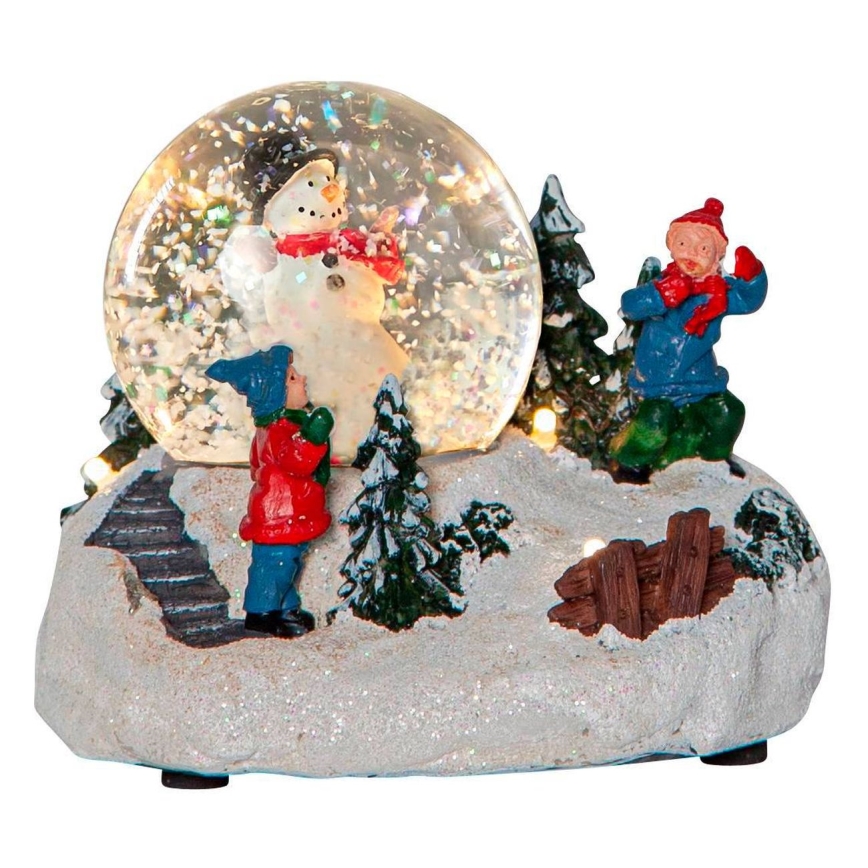 Eglo 411482 - LED Božićna dekoracija WINTERVILLE LED/2xAAA snježna kugla
