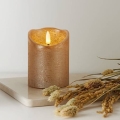 Eglo 411498 - LED Svijeća FLAMME RUSTIC LED/2xAA zlatna