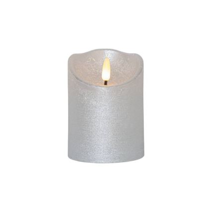 Eglo 411502 - LED Svijeća FLAMME RUSTIC LED/2xAA srebrna