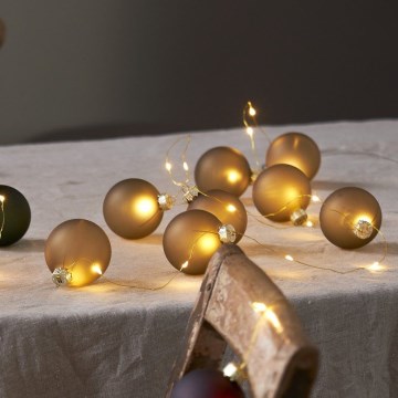 Eglo 411557 - lanac BLISS 22xLED/3xAA 2,6m topla bijela