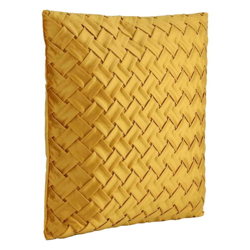 Eglo - Ukrasni jastuk 45x45 cm žute boje