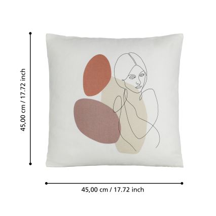 Eglo 420008 - Dekorativni jastuk CHEVERY 45 x 45 cm, višebojan