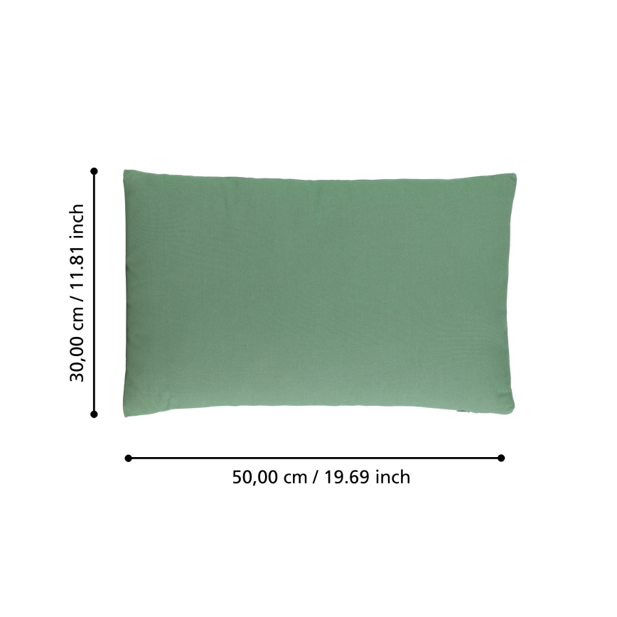 Eglo 420025 - Dekorativni jastuk ILES 30x50 cm, zelene boje