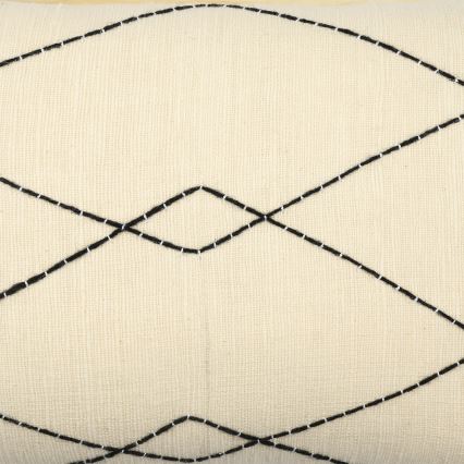 Eglo 420042 - Dekorativni jastuk CHEVERY 35x60 cm bež/crna