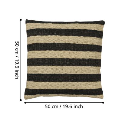 Eglo 420045 - Dekorativni jastuk CHEVERY 50x50 cm smeđi