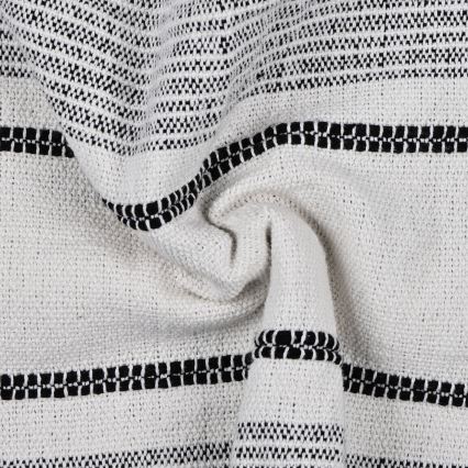 Eglo 420064 - Prekrivač za krevet LONGLAC 170x130 cm bijeli/crni