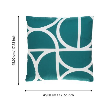 Eglo 420249 - Dekorativni jastuk TSUNAN 45x45 cm zeleni