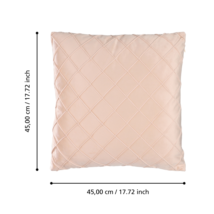 Eglo 420253 - Ukrasni jastuk SHOURA 45x45 cm, ružičasti