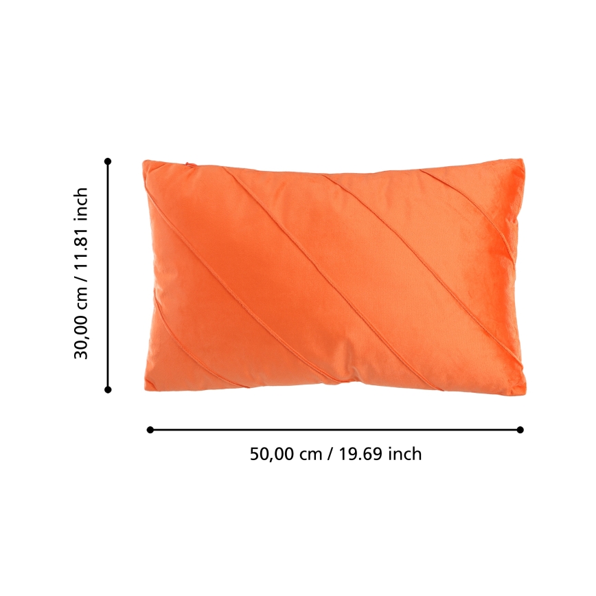 Eglo 420257 - Dekorativni jastuk SHOURA 30x50 cm u narančastoj boji